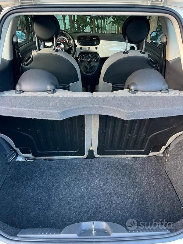 Usata Fiat 500 75 CV (55 kW) 2009 Bianco Utilitaria