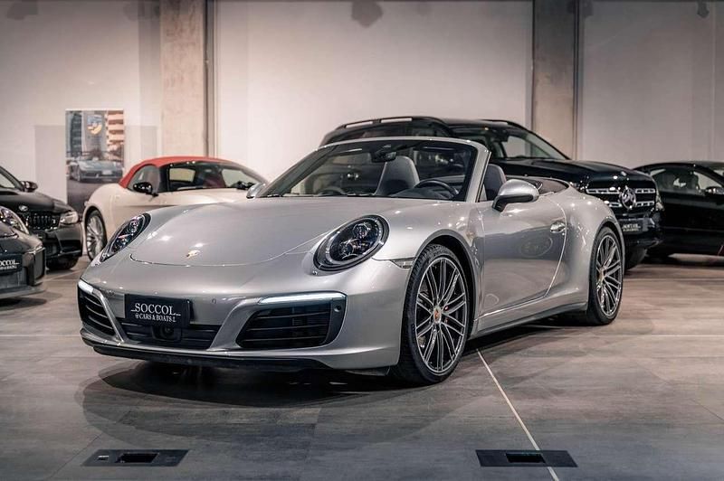 Usata Porsche 911 Carrera 4S Cabriolet 420 CV (308 kW) 2017 Argento Cabrio