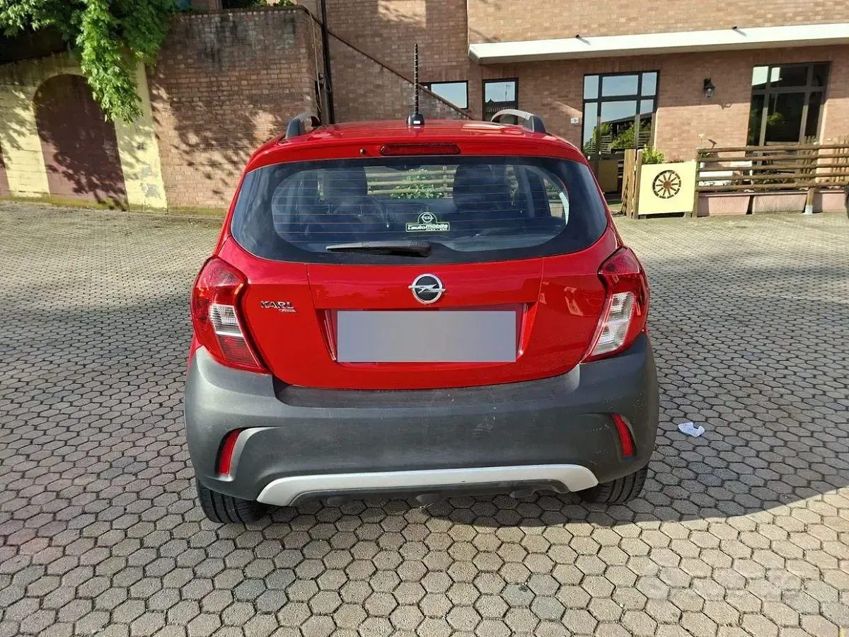 Usata Opel Karl Rocks 75 CV (55 kW) 2018 Rosso Utilitaria