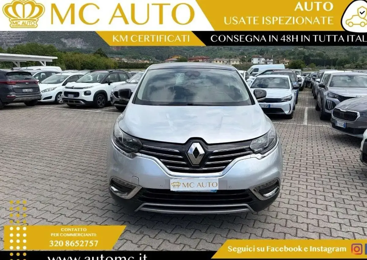 Usata Renault Espace Intens 160 CV (117 kW) 2015 Argento Monovolume