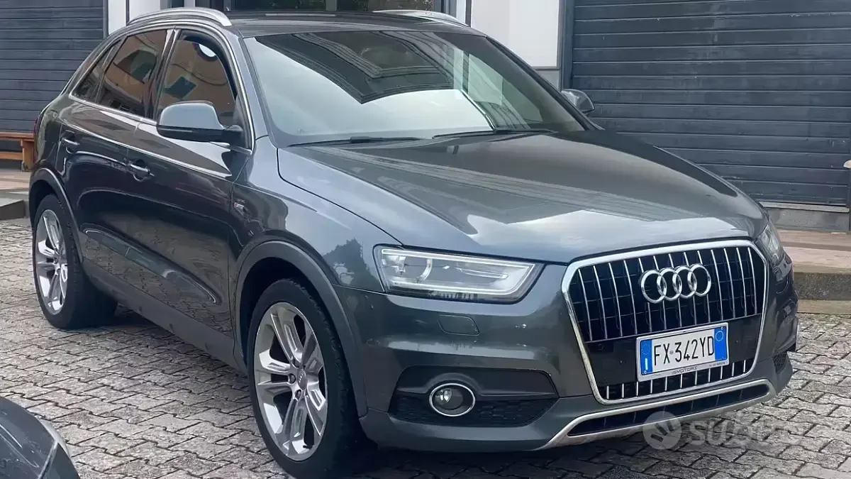 Usata Audi Q3 S-line plus 177 CV (130 kW) 2014 Grigio SUV
