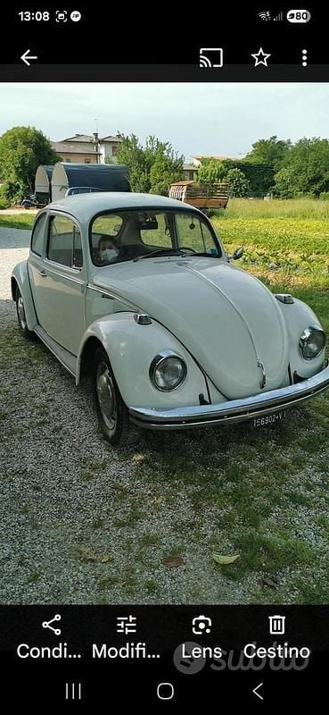 Usata VW Beetle 1960 Bianco Utilitaria