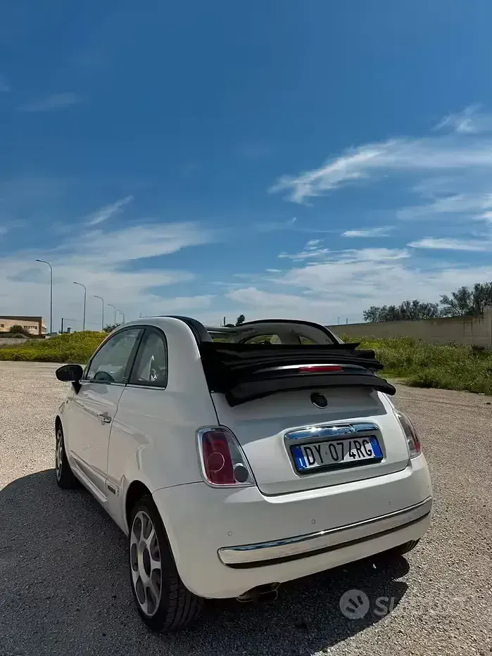 Occasion Fiat 500C 75 ch (55 kW) 2009 Blanc Cabriolet