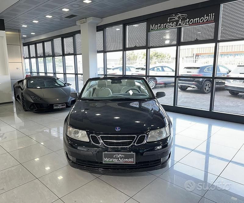 Usata Saab 9-3 150 CV (110 kW) 2006 Nero Cabrio