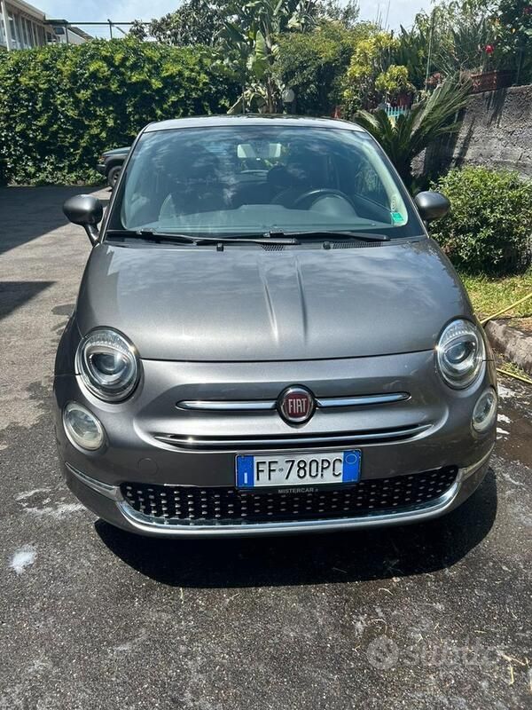 Usata Fiat 500 Lounge 69 CV (50 kW) 2016 Grigio Utilitaria