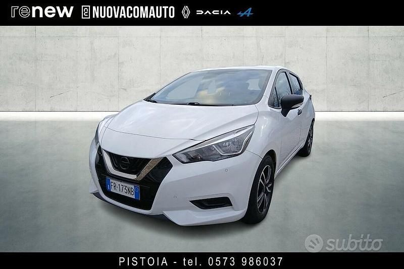 Usata Nissan Micra Visia 71 CV (52 kW) 2018 Bianco Berlina