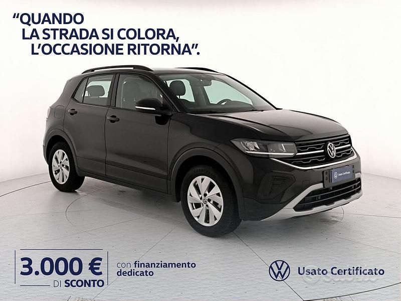 Usata VW T-Cross Life 95 CV (69 kW) 2024 Deep black perlato SUV