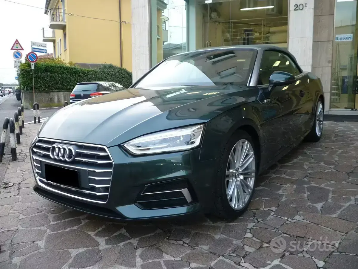 Usata Audi A5 Cabriolet 286 CV (210 kW) 2019 Verde Cabrio