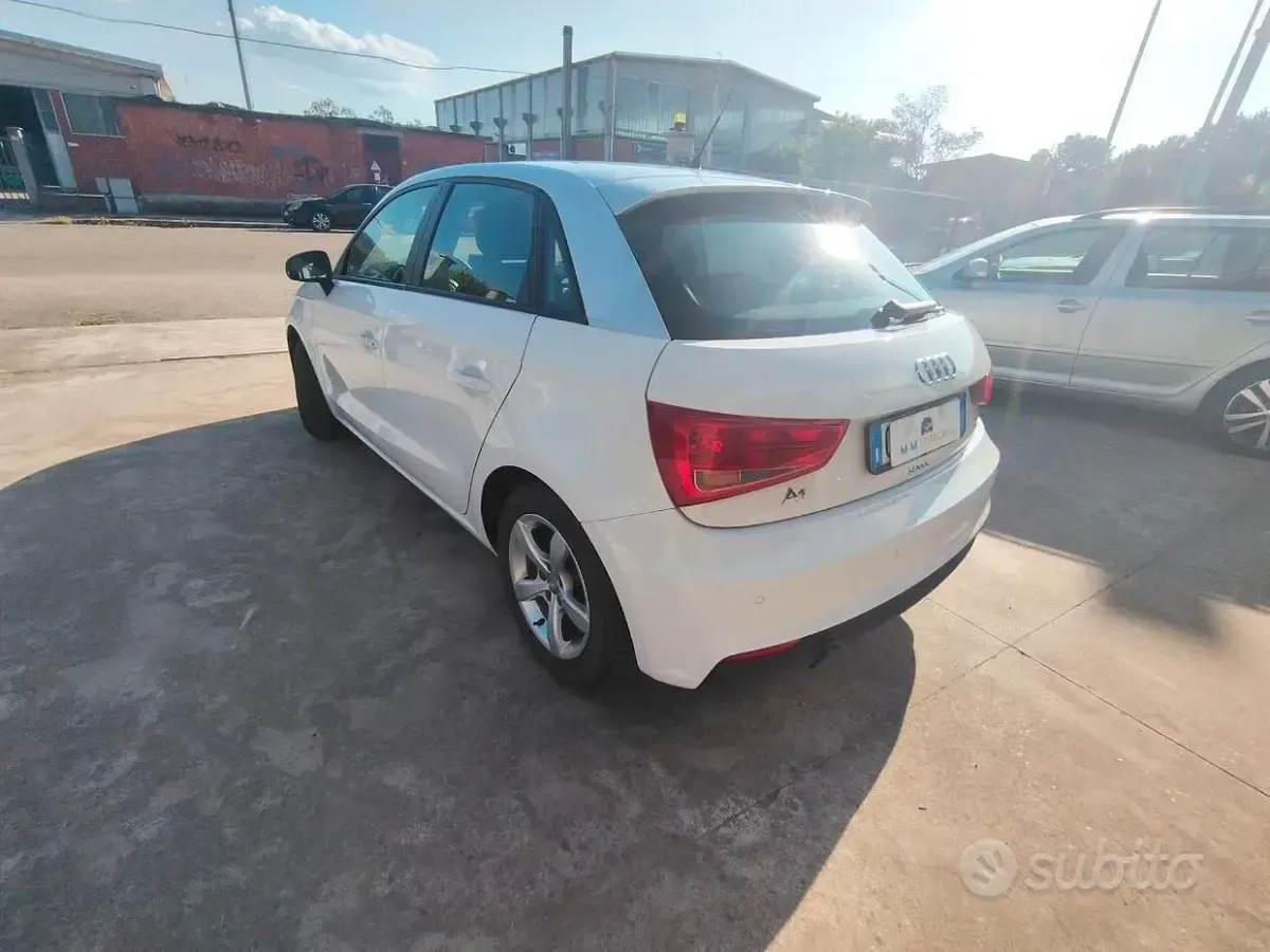 Usata Audi A1 95 CV (69 kW) 2016 Bianco Utilitaria