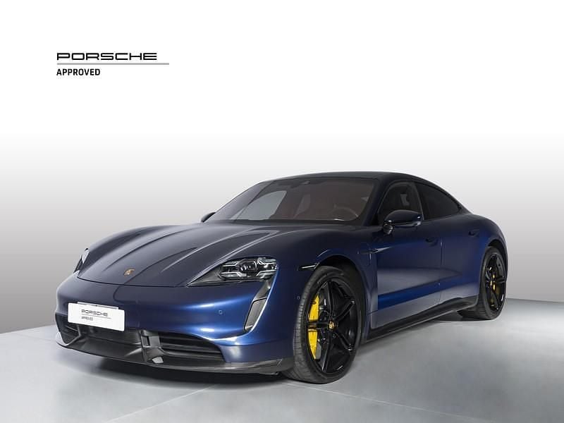 Blu genziana metallizzato Usata 2021 Porsche Taycan Turbo S Tre volumi | 75.900 € - Immagine 1/4