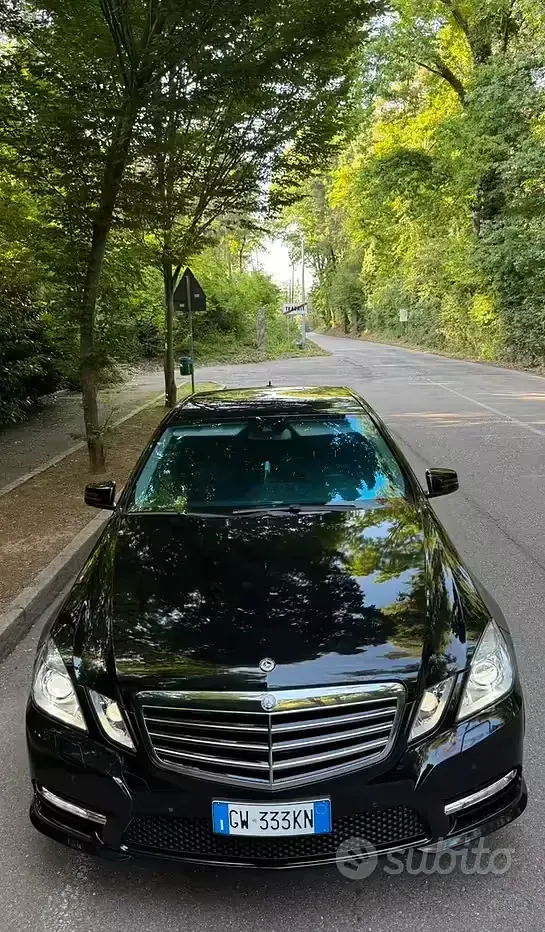 Usata Mercedes E350 Avantgarde 265 CV (194 kW) 2013 Nero Berlina