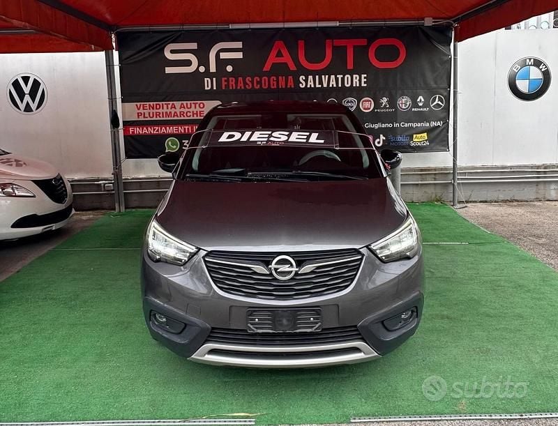 Usata Opel Crossland X Innovation 120 CV (88 kW) 2020 Grigio SUV