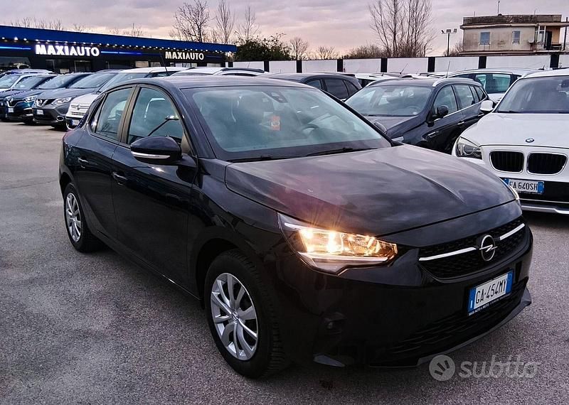 Usata Opel Corsa Elegance 74 CV (54 kW) 2020 Nero Utilitaria