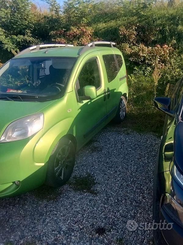 Usata Fiat Qubo Trekking 75 CV (55 kW) 2010 Verde Monovolume