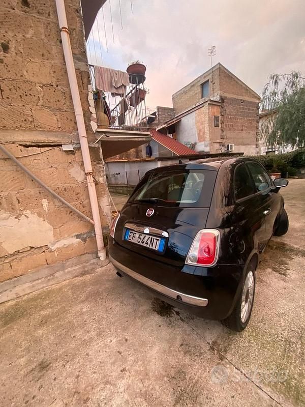 Usata Fiat 500 75 CV (55 kW) 2009 Nero Cabrio