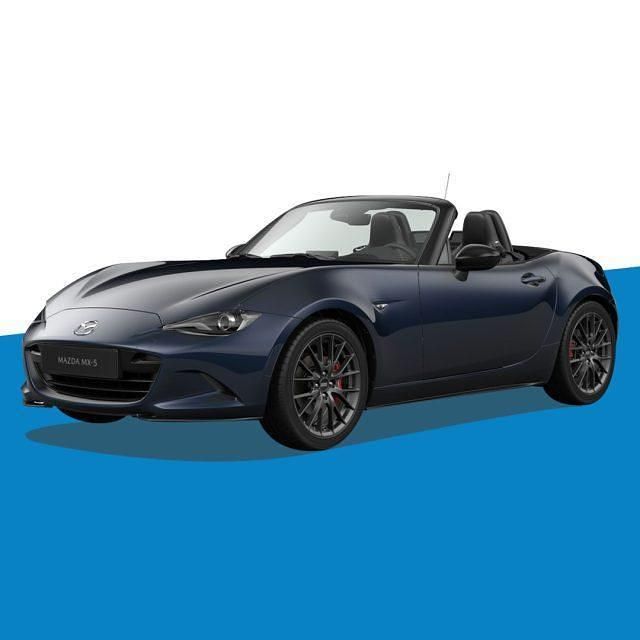 Usata Mazda MX5 Homura-Line 131 CV (96 kW) 2024 Deep crystal blue Cabrio
