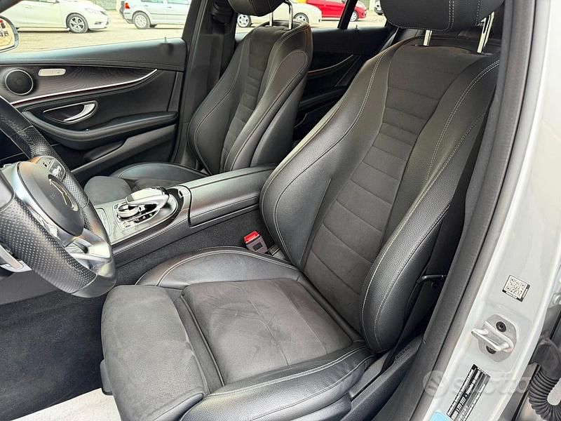 Usata Mercedes E220 AMG line 194 CV (142 kW) 2018 Grigio Station wagon