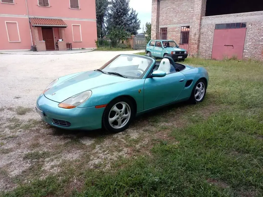 Usata Porsche Boxster 204 CV (150 kW) 1998 Verde Cabrio