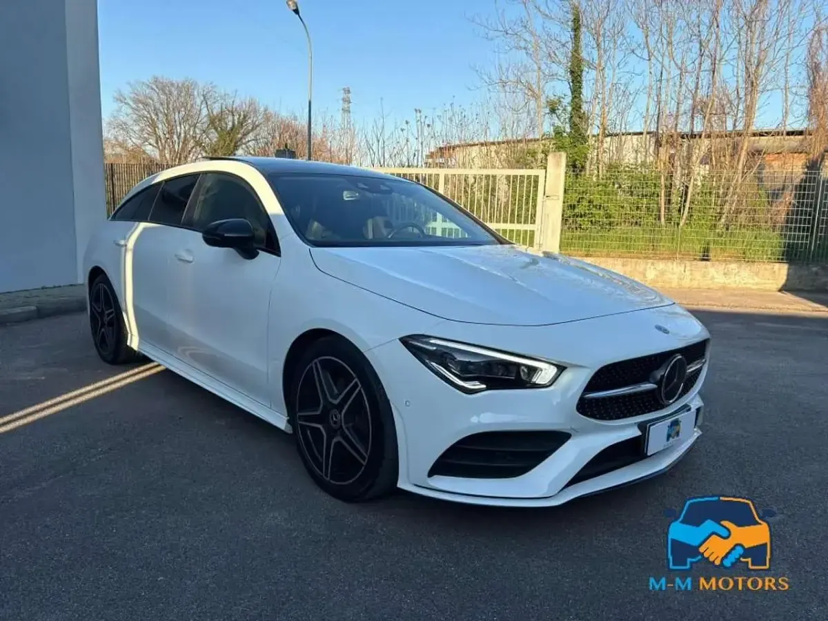 Usata Mercedes CLA200 Premium 150 CV (110 kW) 2020 Bianco Coupé