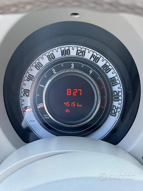 Usata Fiat 500C 75 CV (55 kW) 2009 Cabrio