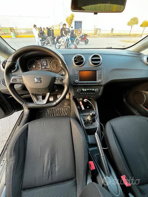 Usata Seat Ibiza FR 110 CV (80 kW) 2016 Nero Coupé