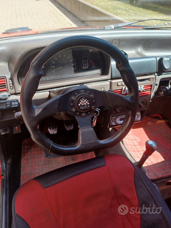 Usata Fiat Uno 1990 Rosso Utilitaria
