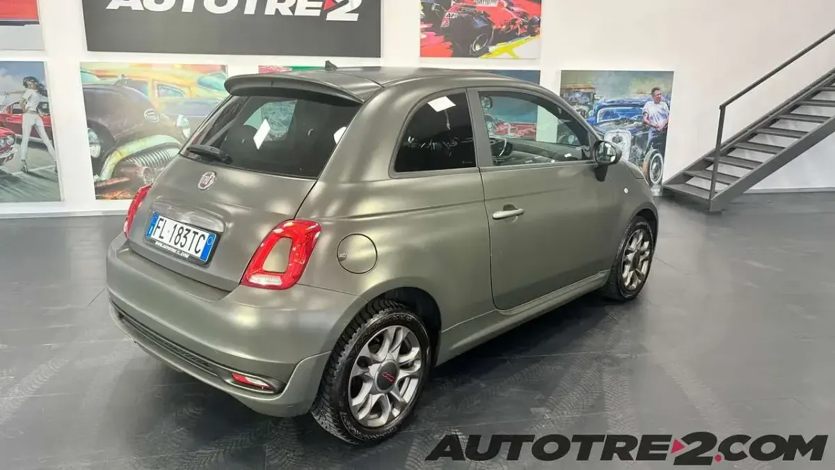 Usata Fiat 500 S 95 CV (69 kW) 2017 Verde Berlina