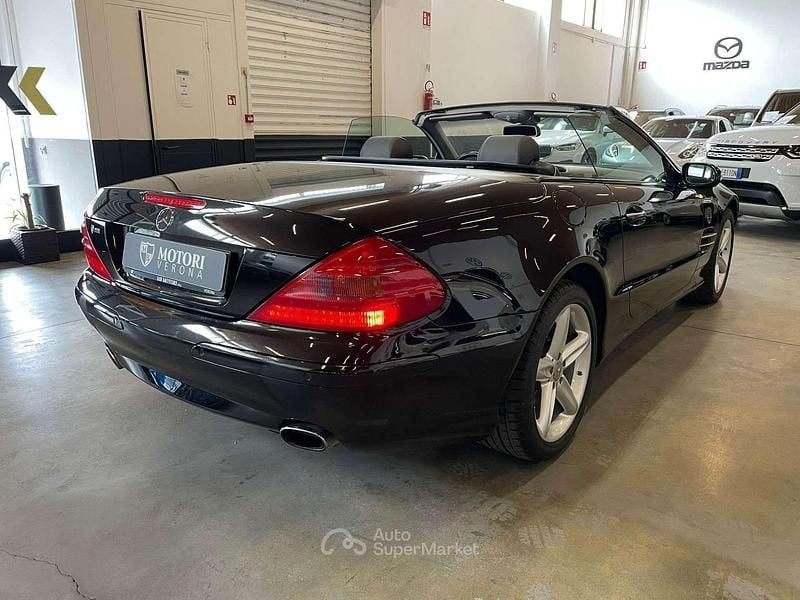 Usata Mercedes SL350 Avantgarde 245 CV (180 kW) 2002 Nero Cabrio