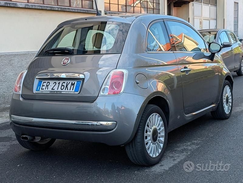 Usata Fiat 500 Lounge 69 CV (50 kW) 2013 Grigio Berlina