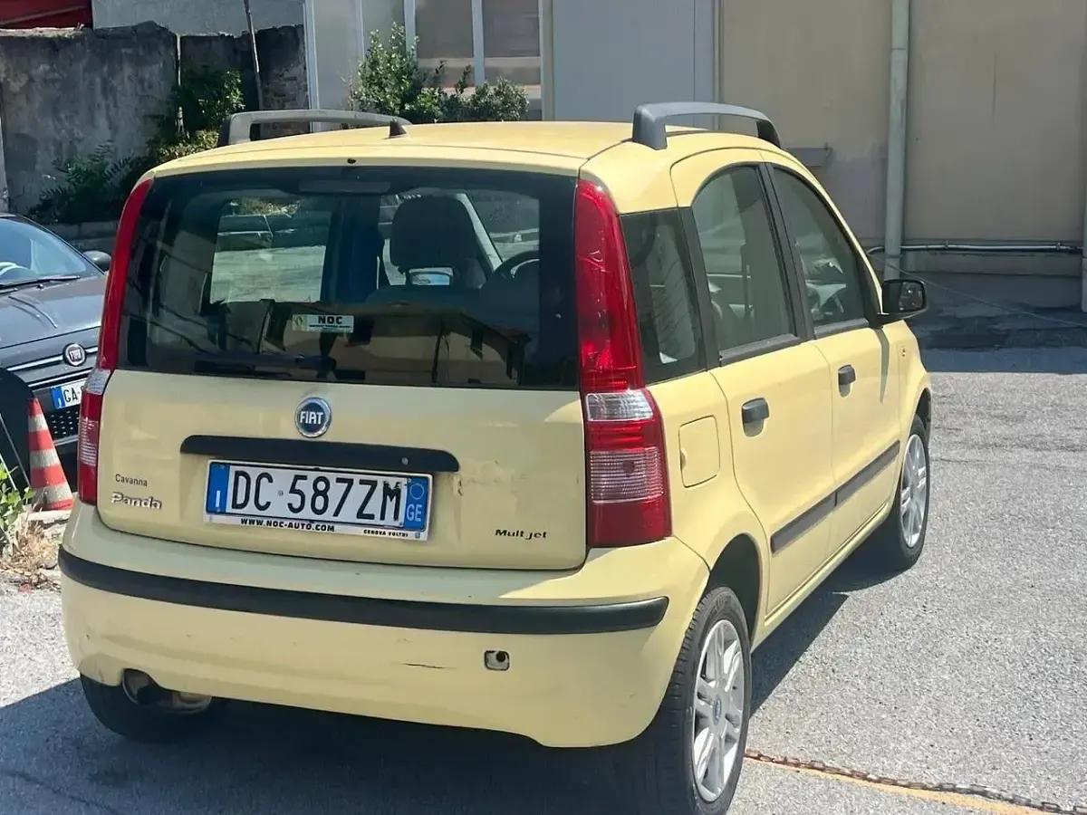 Usata Fiat Panda Emotion 69 CV (50 kW) 2007 Giallo Utilitaria