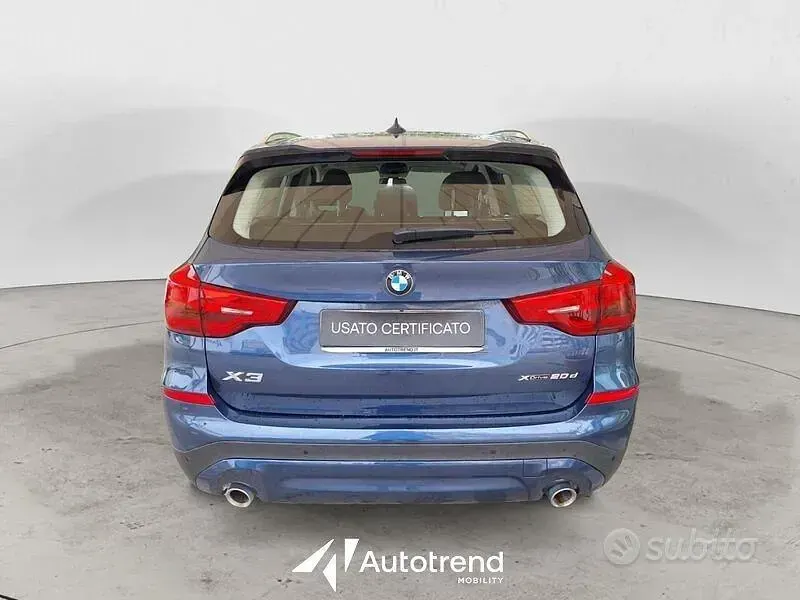 Usata BMW X3 Advantage 190 CV (139 kW) 2021 Blu SUV