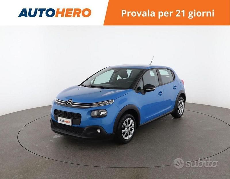 Blu Usata 2019 Citroën C3 Feel Tre volumi | 10.599 € (Buon prezzo) - Immagine 1/2