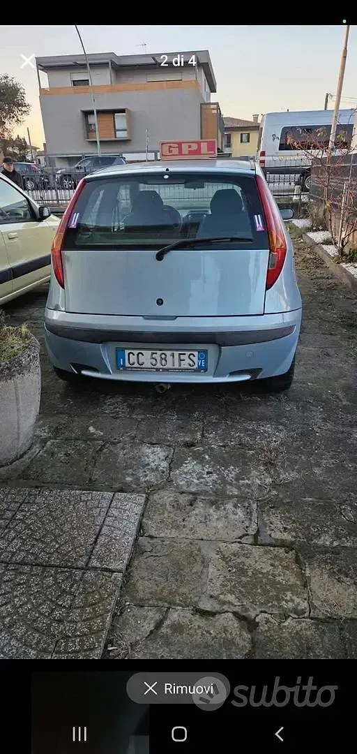 Usata Fiat Punto 60 CV (44 kW) 2002 Blu Utilitaria