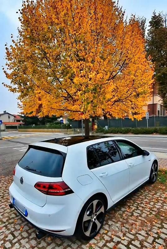 Usata VW Golf VII GTI 300 CV (220 kW) 2016 Bianco Berlina