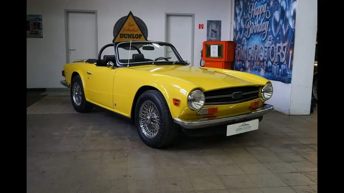 Usata Triumph TR6 106 CV (77 kW) 1973 Giallo Cabrio