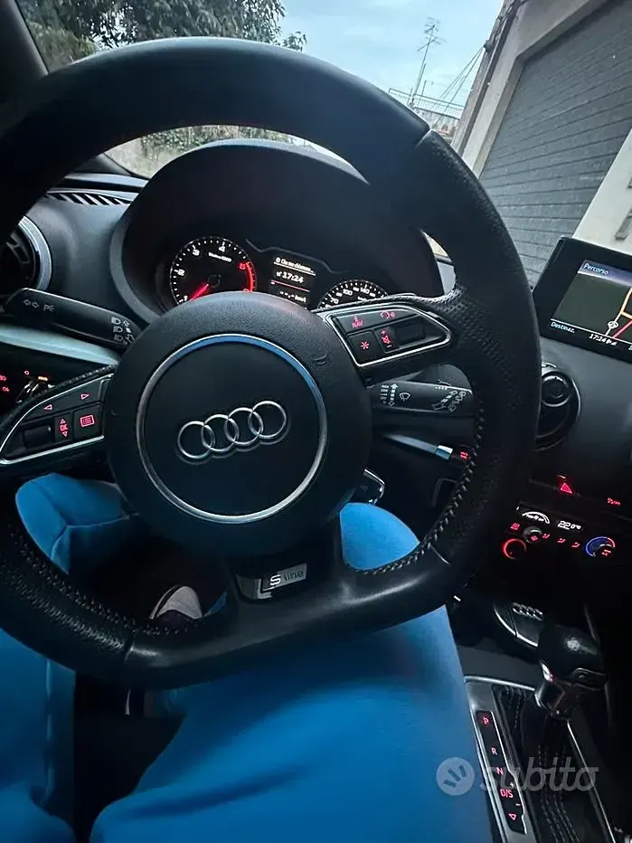 Usata Audi A3 S-Line 150 CV (110 kW) 2013 Grigio Berlina