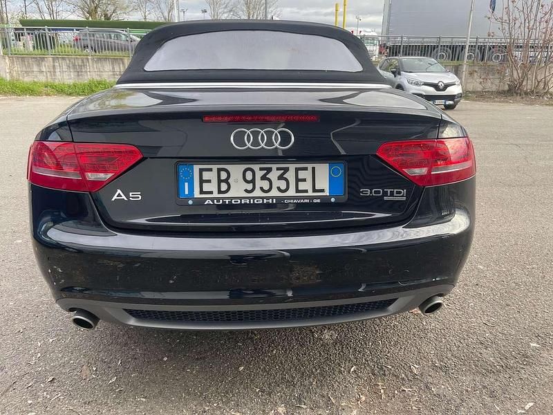 Usata Audi A5 Cabriolet 239 CV (175 kW) 2011 Nero Cabrio