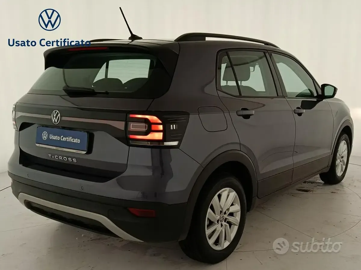 Usata VW T-Cross 110 CV (80 kW) 2023 Blu SUV