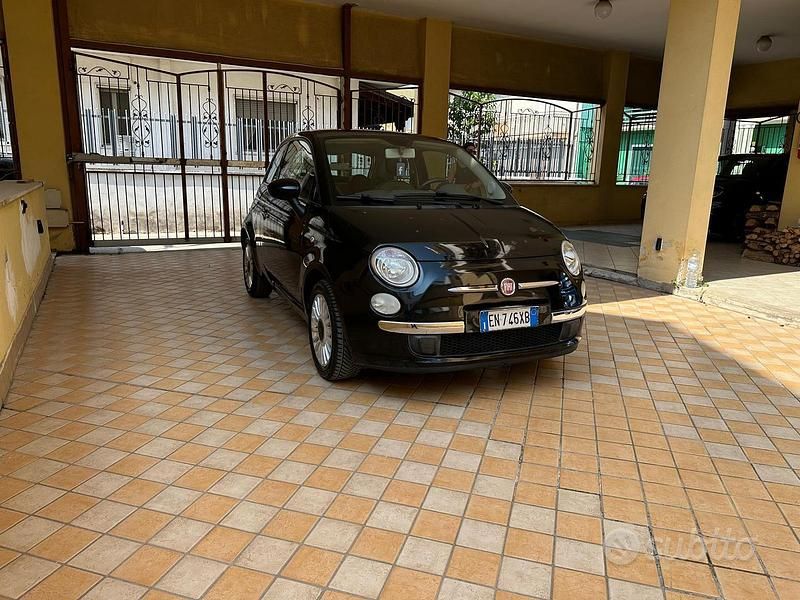Usata Fiat 500 69 CV (50 kW) 2009 Nero Cabrio
