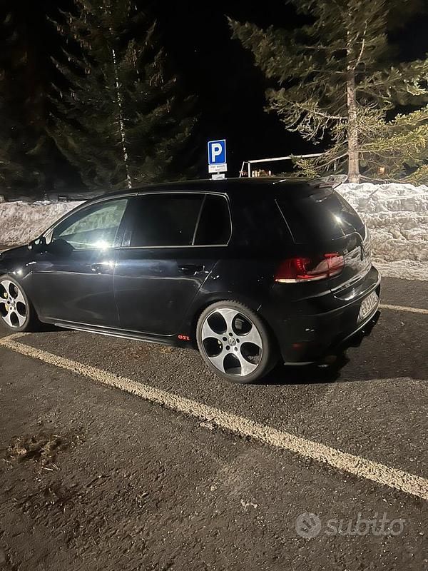 Usata VW Golf VI GTI 290 CV (213 kW) 2011 Nero Utilitaria