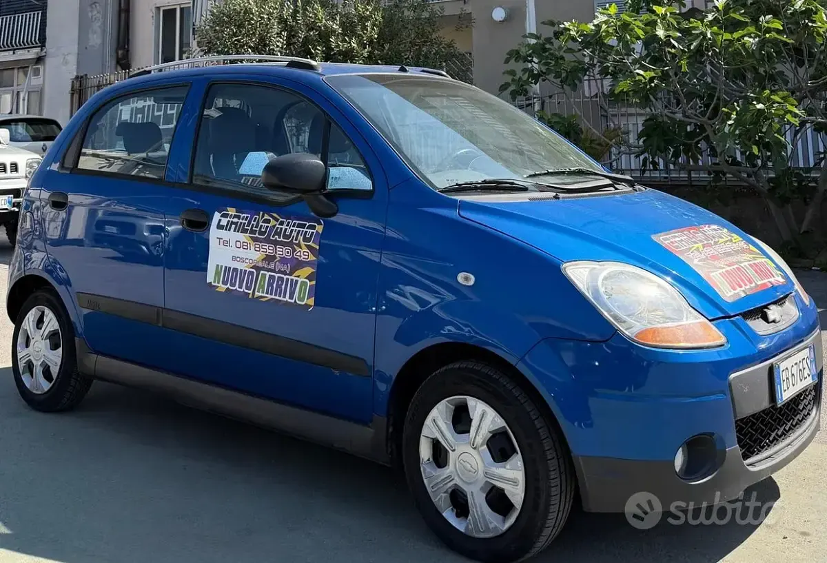 Usata Chevrolet Matiz 52 CV (38 kW) 2010 Blu Utilitaria