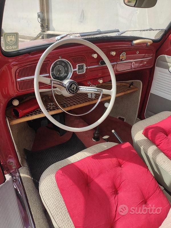 Usata VW Beetle 1960 Rosso Utilitaria