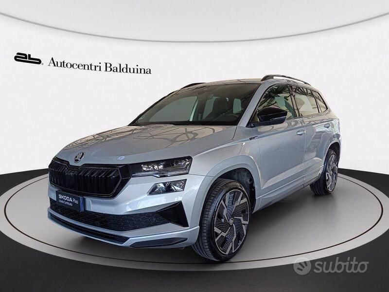 Argento met Usata 2022 Skoda Karoq Style SUV | 23.900 € (Buon prezzo) - Immagine 1/4