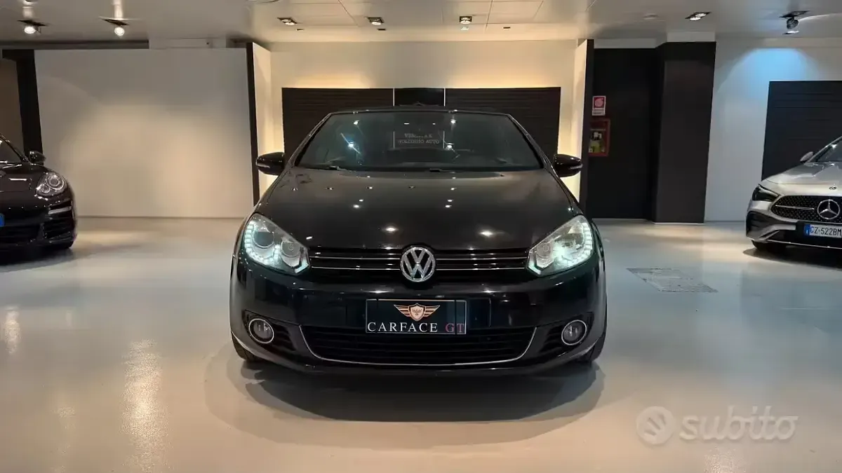 Usata VW Golf Cabriolet 105 CV (77 kW) 2012 Nero Cabrio