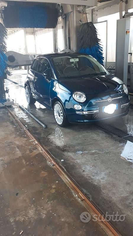Usata Fiat 500 95 CV (69 kW) 2015 Blu Berlina