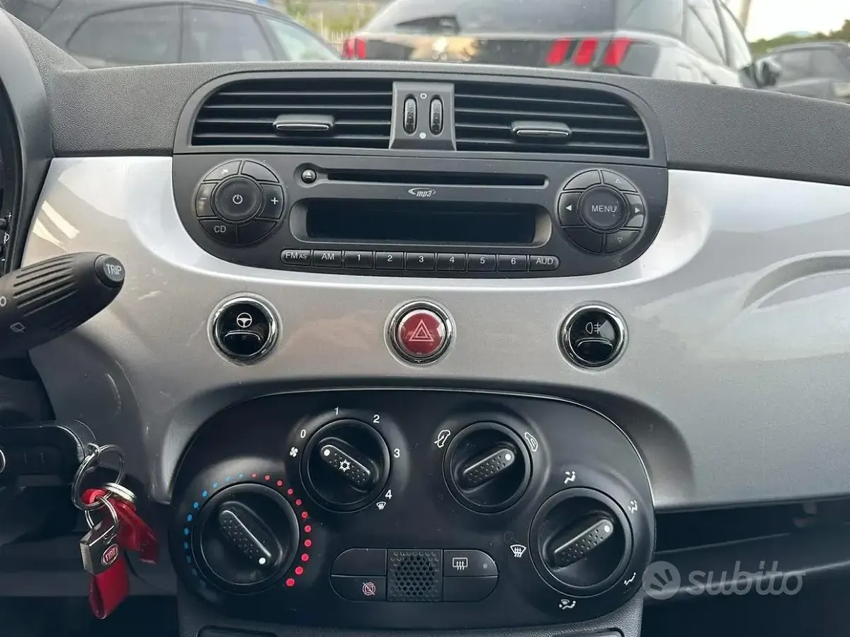 Usata Fiat 500 95 CV (69 kW) 2011 Grigio Utilitaria