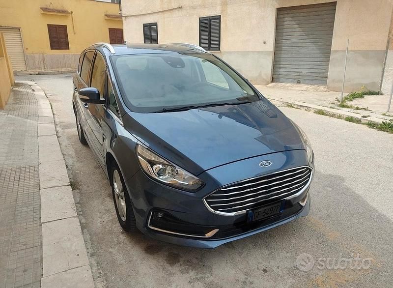 Usata Ford S-MAX S 163 CV (119 kW) 2021 Blu Monovolume