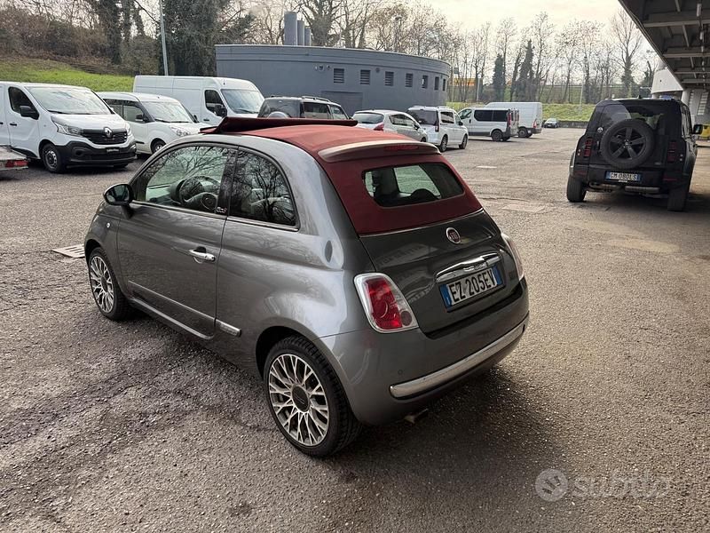 Usata Fiat 500C Lounge 69 CV (50 kW) 2015 Grigio Cabrio