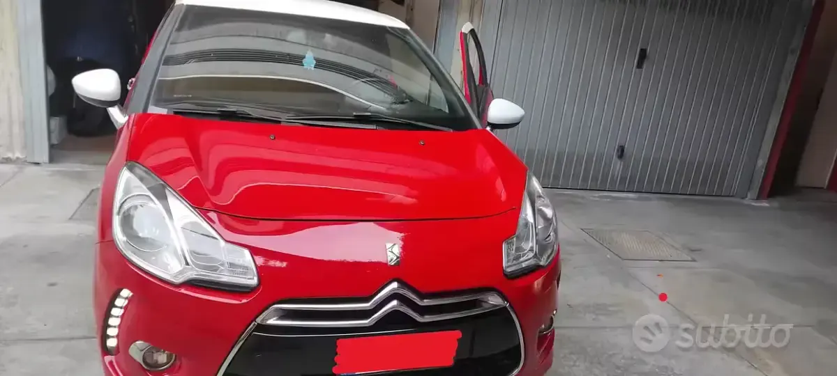 Usata DS Automobiles DS3 120 CV (88 kW) 2012 Rosso Berlina