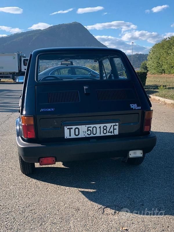 Usata Fiat 126 24 CV (17 kW) 1986 Blu Utilitaria